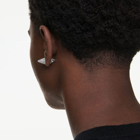 Swarovski Sublima korvakorut, tumma metalli kirkkailla kristalleilla 5723185