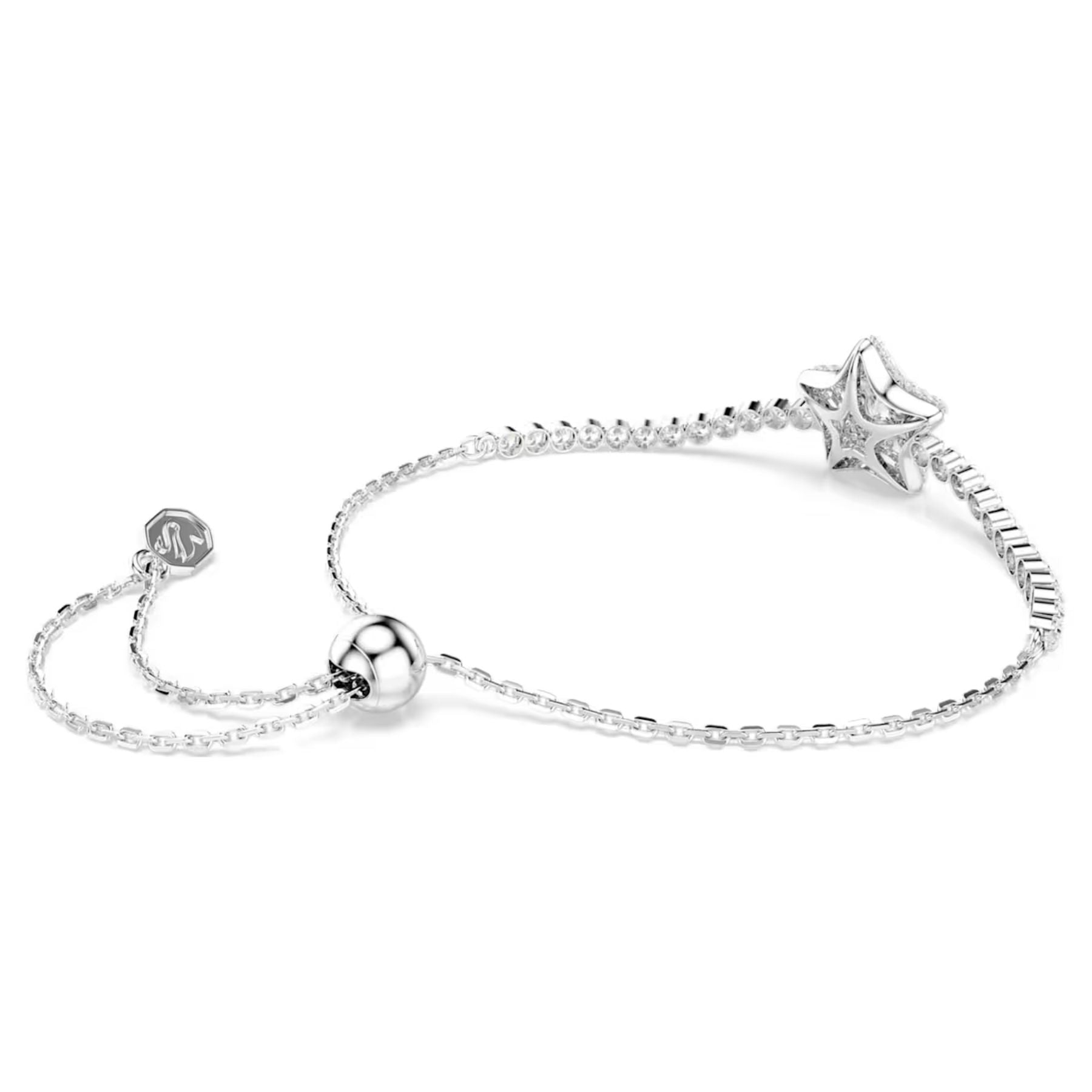 Swarovski Chroma korvakorut, vaalea metalli ja kirkkaat kristallit, 5754184