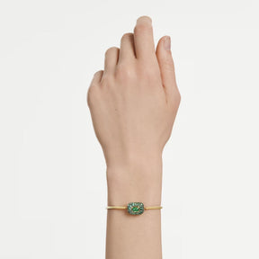 Swarovski Sublima rannerengas, keltakullattu ja vihreät zirkonit, 5758457