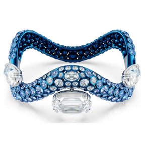 Swarovski Sublima rannerengas, sininen ja kirkkaat kristallit 5692102