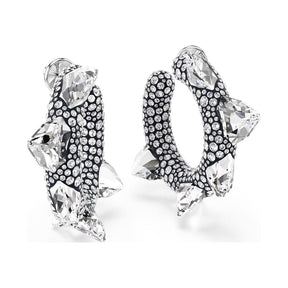 Swarovski Sublima rengaskorvakorut, vaalea metalli ja kirkkaat kristallit 5723287