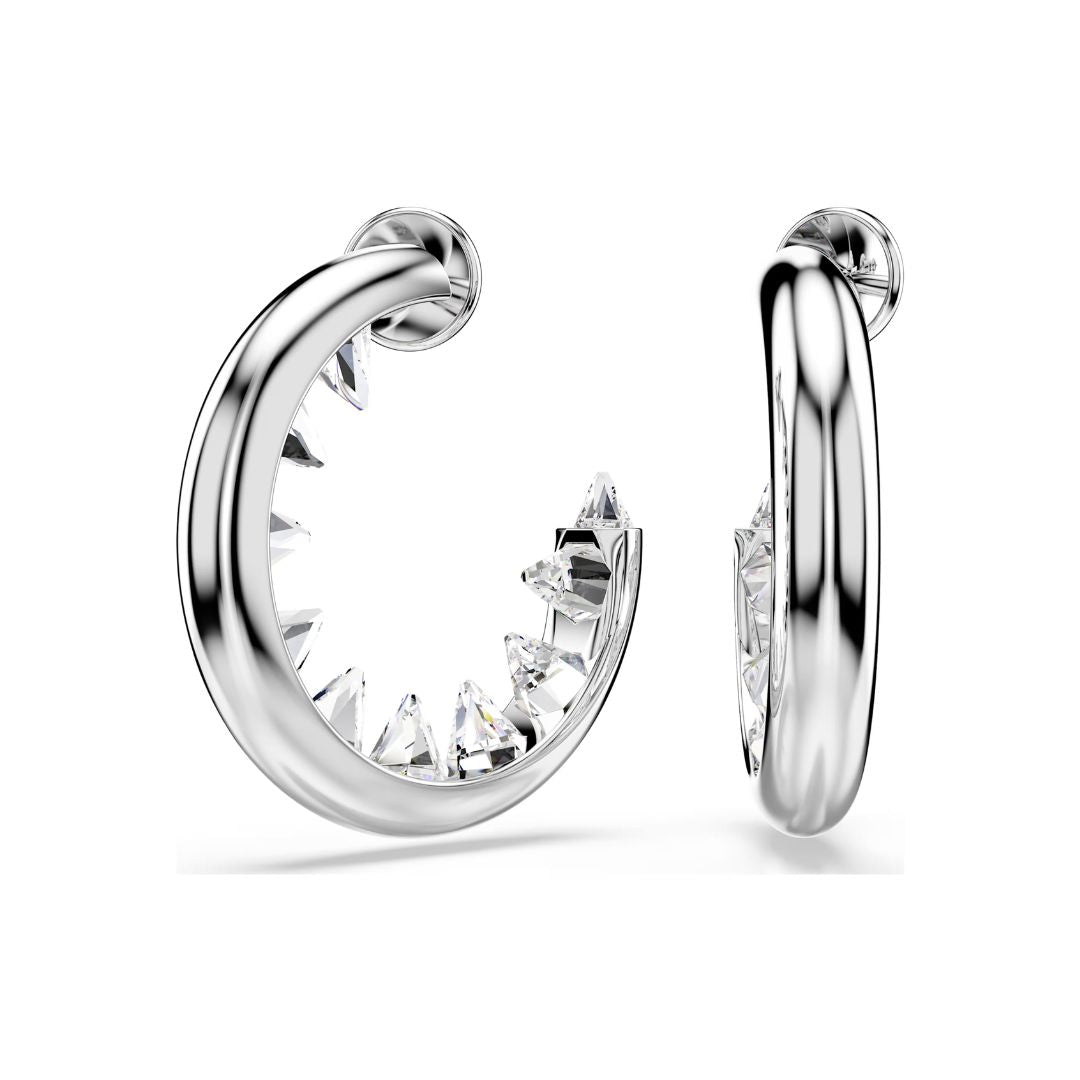 Swarovski Sublima rengaskorvakorut, vaalea metalli ja kirkkaat kristallit 5723288