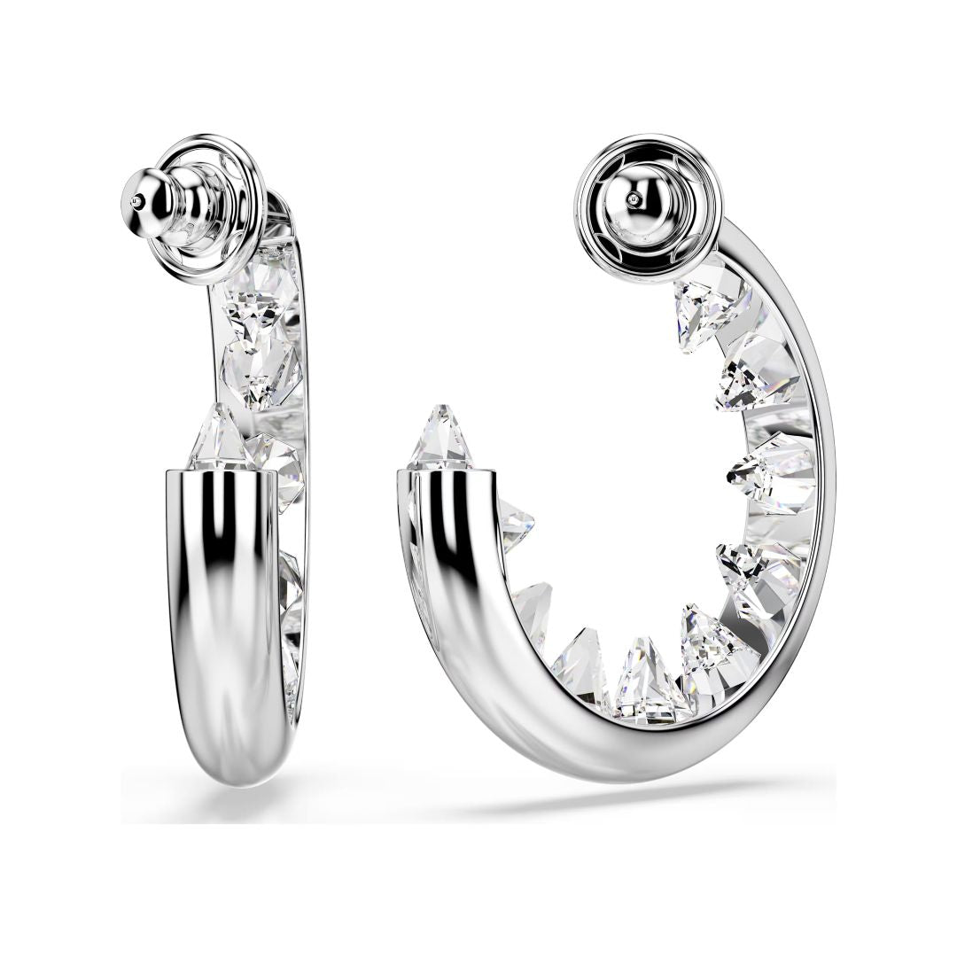 Swarovski Sublima rengaskorvakorut, vaalea metalli ja kirkkaat kristallit 5723288