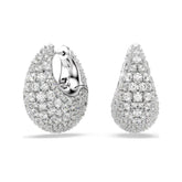 Swarovski Sublima rengaskorvakorut, vaalea metalli ja kirkkaat kristallit 5732281