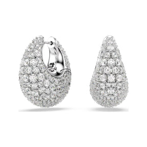 Swarovski Sublima rengaskorvakorut, vaalea metalli ja kirkkaat kristallit 5732281