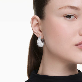 Swarovski Sublima rengaskorvakorut, vaalea metalli ja kirkkaat kristallit 5732281