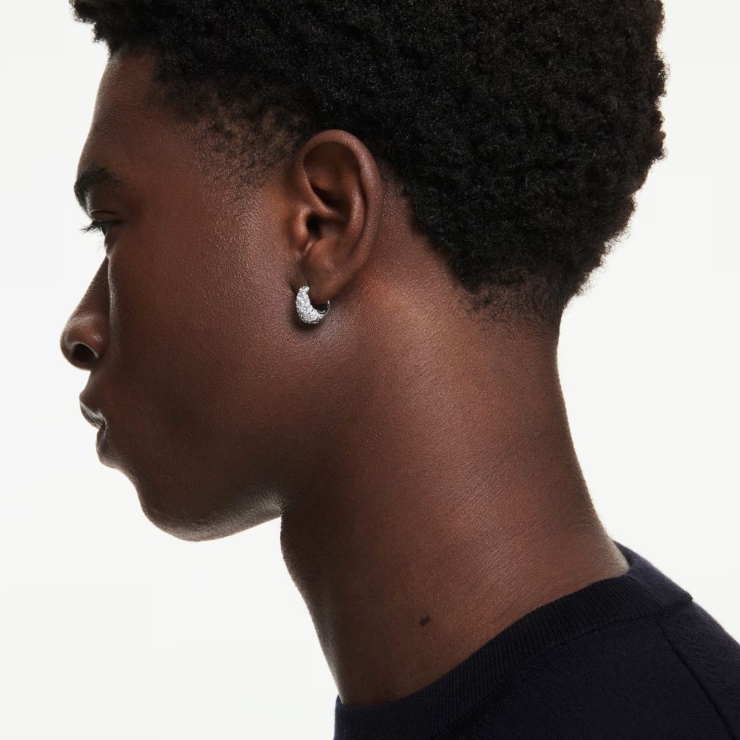 Swarovski Sublima rengaskorvakorut, vaalea metalli ja kirkkaat kristallit 5732282