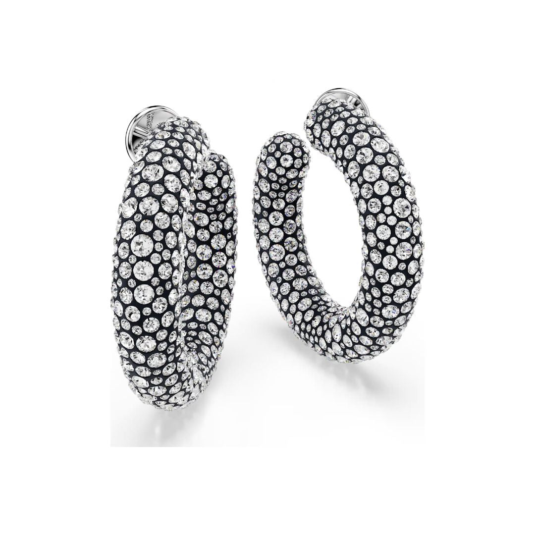 Swarovski Sublima rengaskorvakorut, vaalea metalli ja kirkkaat kristallit 5732283