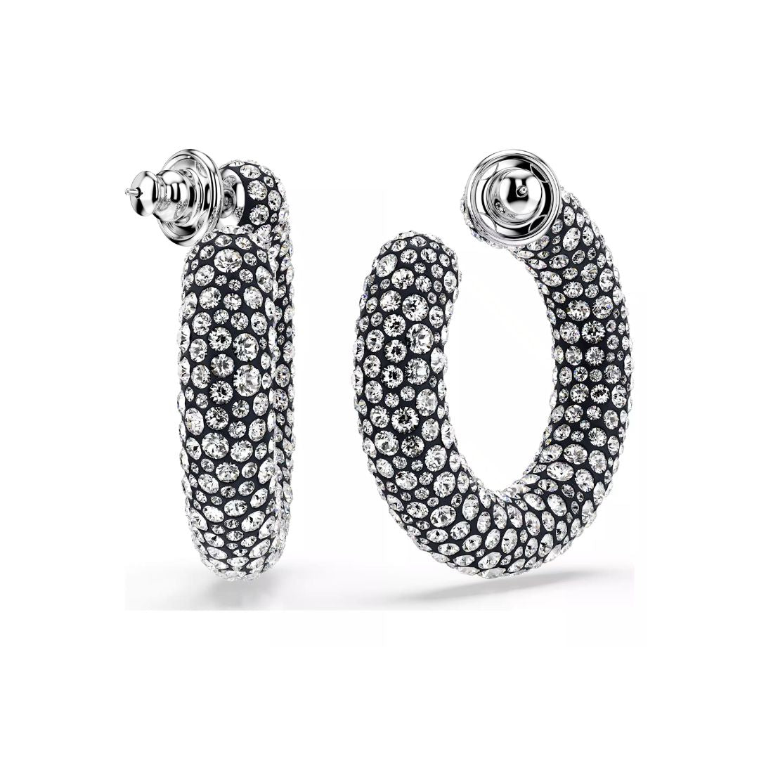 Swarovski Sublima rengaskorvakorut, vaalea metalli ja kirkkaat kristallit 5732283