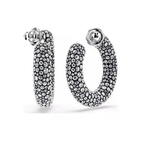 Swarovski Sublima rengaskorvakorut, vaalea metalli ja kirkkaat kristallit 5732283