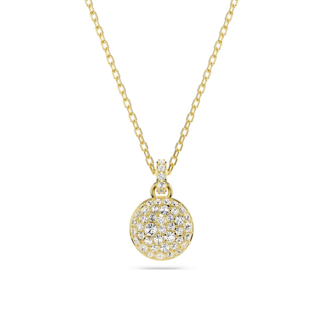 Swarovski Sublima riipus, keltakullattu ja kirkkaat kristallit, 568344