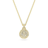 Swarovski Sublima riipus, keltakullattu ja kirkkaat kristallit, 5683443