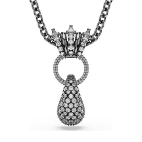 Swarovski Sublima riipus, tumma metalli ja kirkkaat kristallit 5735224