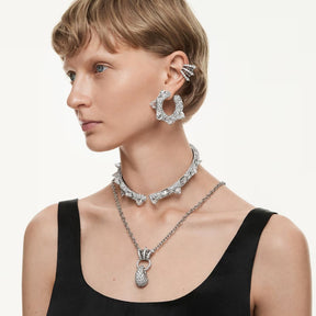 Swarovski Sublima riipus, tumma metalli ja kirkkaat kristallit 5735224