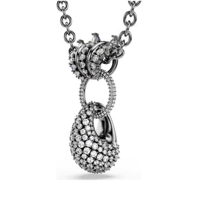 Swarovski Sublima riipus, tumma metalli ja kirkkaat kristallit 5735224