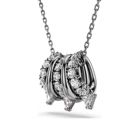 Swarovski Sublima riipus, tumma metalli ja kirkkaat kristallit 5735225