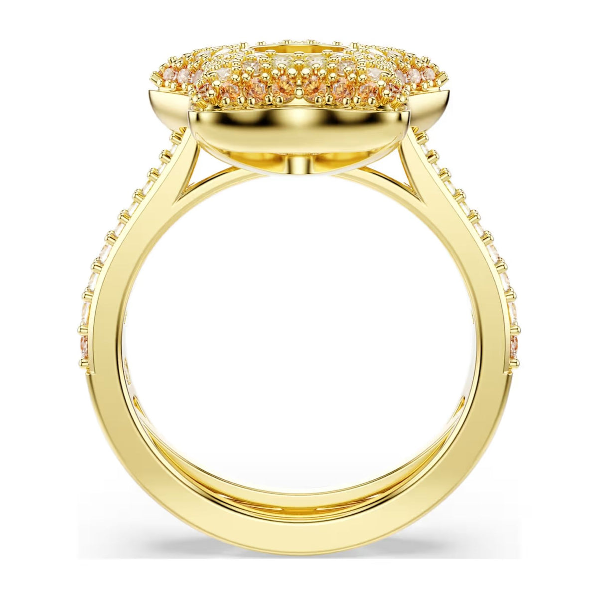 Swarovski Sublima sormus, keltakullattu ja eriväriset zirkonit, 5767345