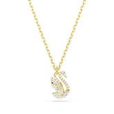 Swarovski Swan kaulakoru, keltakullattu ja kirkkaat zirkonit, 5754626