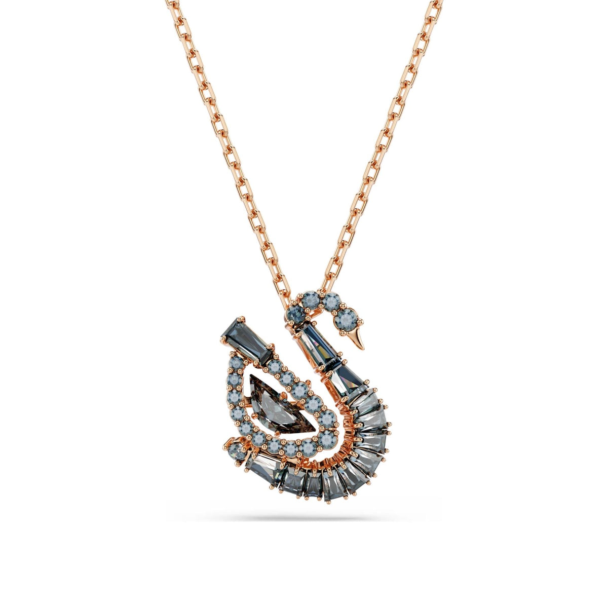 Swarovski Swan kaulakoru, rosekullattu ja harmaat zirkonit, 5764882