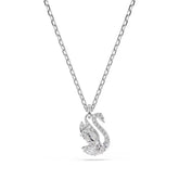 Swarovski Swan kaulakoru, vaalea metalli ja kirkkaat zirkonit, 5754347