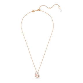 Swarovski Swan riipus, ruusukullanväri, vaaleanpunainen ja kirkkaat kristallit, 5732414