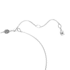 Swarovski Swan riipus, vaalea metalli ja mustat kristallit, 5705721