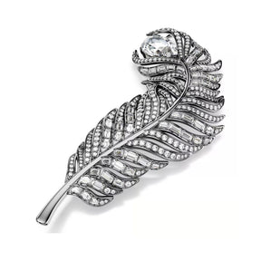 Swarovski Swan rintakoru, tumma metalli ja kirkkaat kristallit 5741558