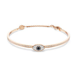 Swarovski Symbolica Evil Eye rannekoru, rosekullattu ja eri väriset kristallit
