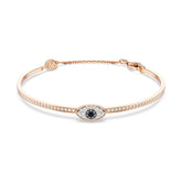 Swarovski Symbolica Evil Eye rannekoru, rosekullattu ja eri väriset kristallit
