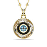 Swarovski Symbolica Evil Eye riipus, keltakullanvärinen ja eri väriset kristallit 5692166
