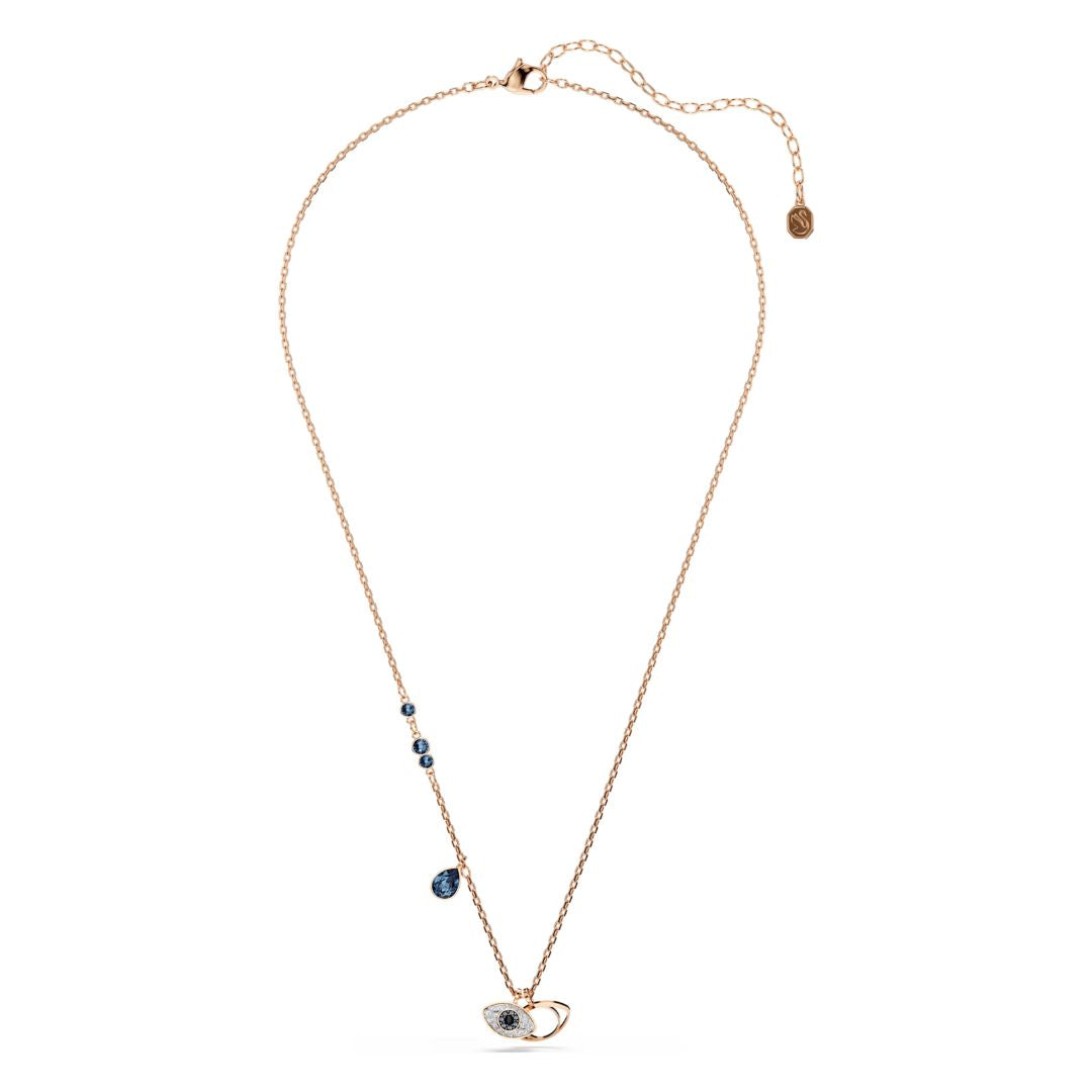 Swarovski Symbolica Evil Eye riipus, rosekullattu ja eriväriset kristallit 5736984