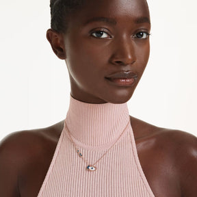 Swarovski Symbolica Evil Eye riipus, rosekullattu ja eriväriset kristallit 5736984