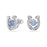 Swarovski Symbolica Horse shoe korvakorut, siniset ja kirkkaat kristallit, 5746563