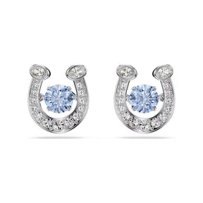 Swarovski Symbolica Horse shoe korvakorut, siniset ja kirkkaat kristallit, 5746563