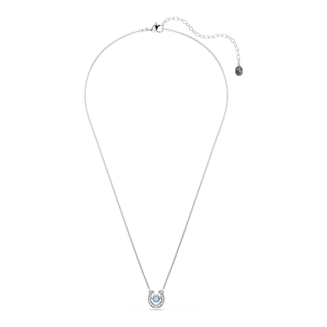 Swarovski Symbolica Horse shoe riipus, kirkkaat zirkonit ja sininen kristalli, 5746562