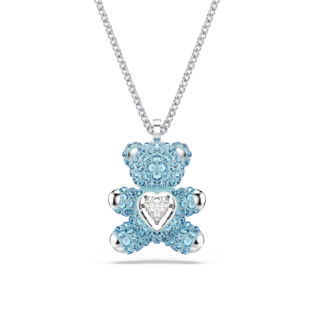 Swarovski Teddy riipus, vaalea metalli ja kirkkaat kristallit, 5737620