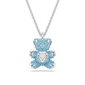 Swarovski Teddy riipus, vaalea metalli ja kirkkaat kristallit, 5737620