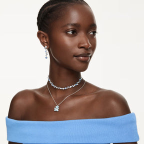 Swarovski Teddy riipus, vaalea metalli ja kirkkaat kristallit, 5737620