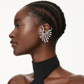 Swarovski The Vienna Collection Ear Cuff korvakoru, tumma metalli kirkkailla kristalleilla 5709266