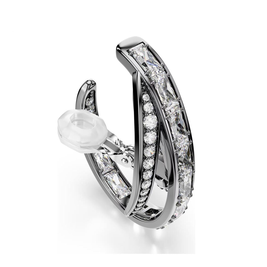 Swarovski The Vienna Collection Ear Cuff korvakorut, 3 kpl, tumma metalli kirkkailla kristalleilla 5709267