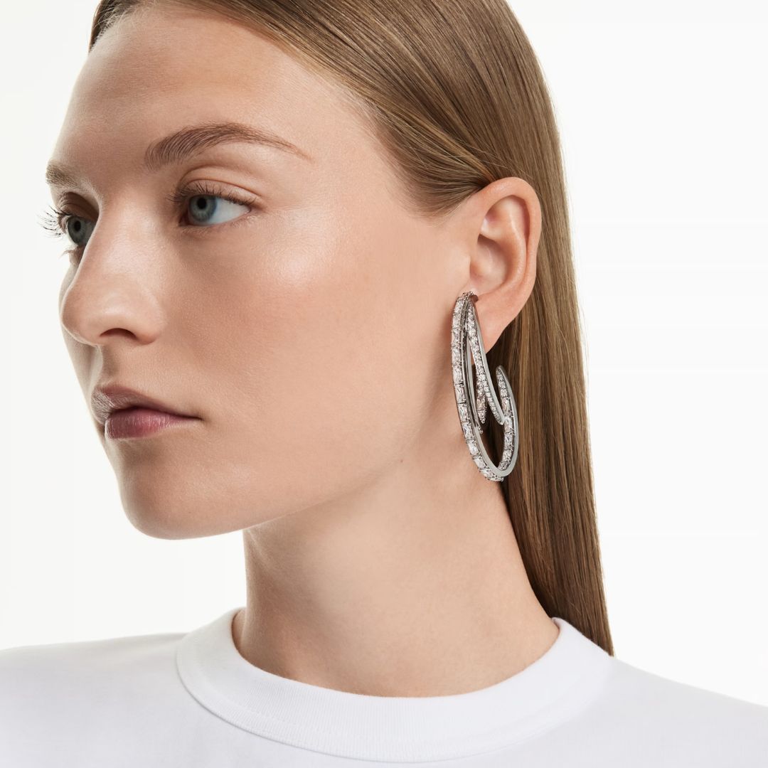 Swarovski The Vienna Collection Ear Cuff korvakorut, 3 kpl, tumma metalli kirkkailla kristalleilla 5709267