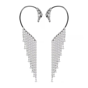 Swarovski The Vienna Collection Ear Cuff korvakorut, tumma metalli kirkkailla kristalleilla 5714555