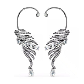 Swarovski The Vienna Collection Ear Cuff korvakorut, tumma metalli kirkkailla kristalleilla 5733809
