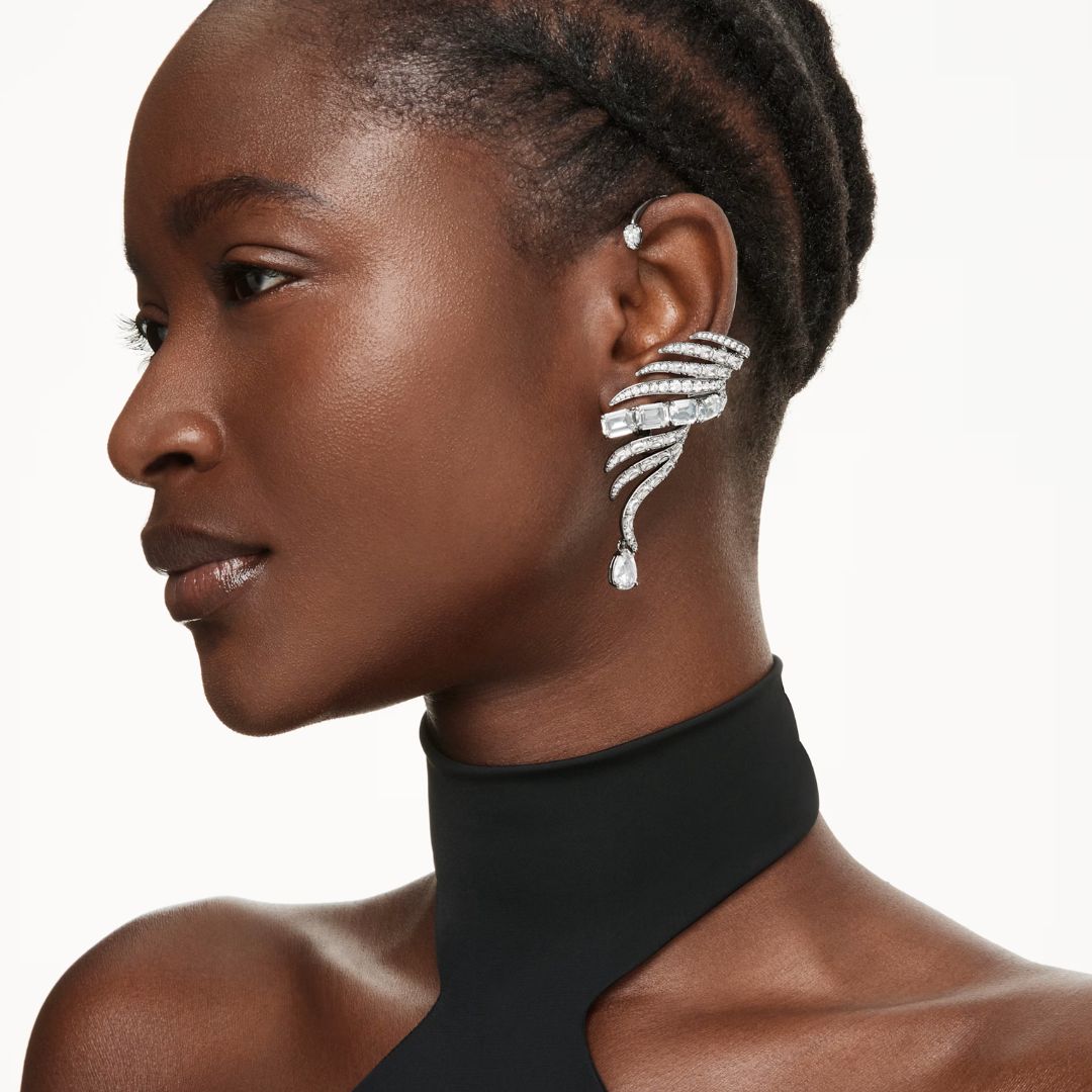 Swarovski The Vienna Collection Ear Cuff korvakorut, tumma metalli kirkkailla kristalleilla 5733809