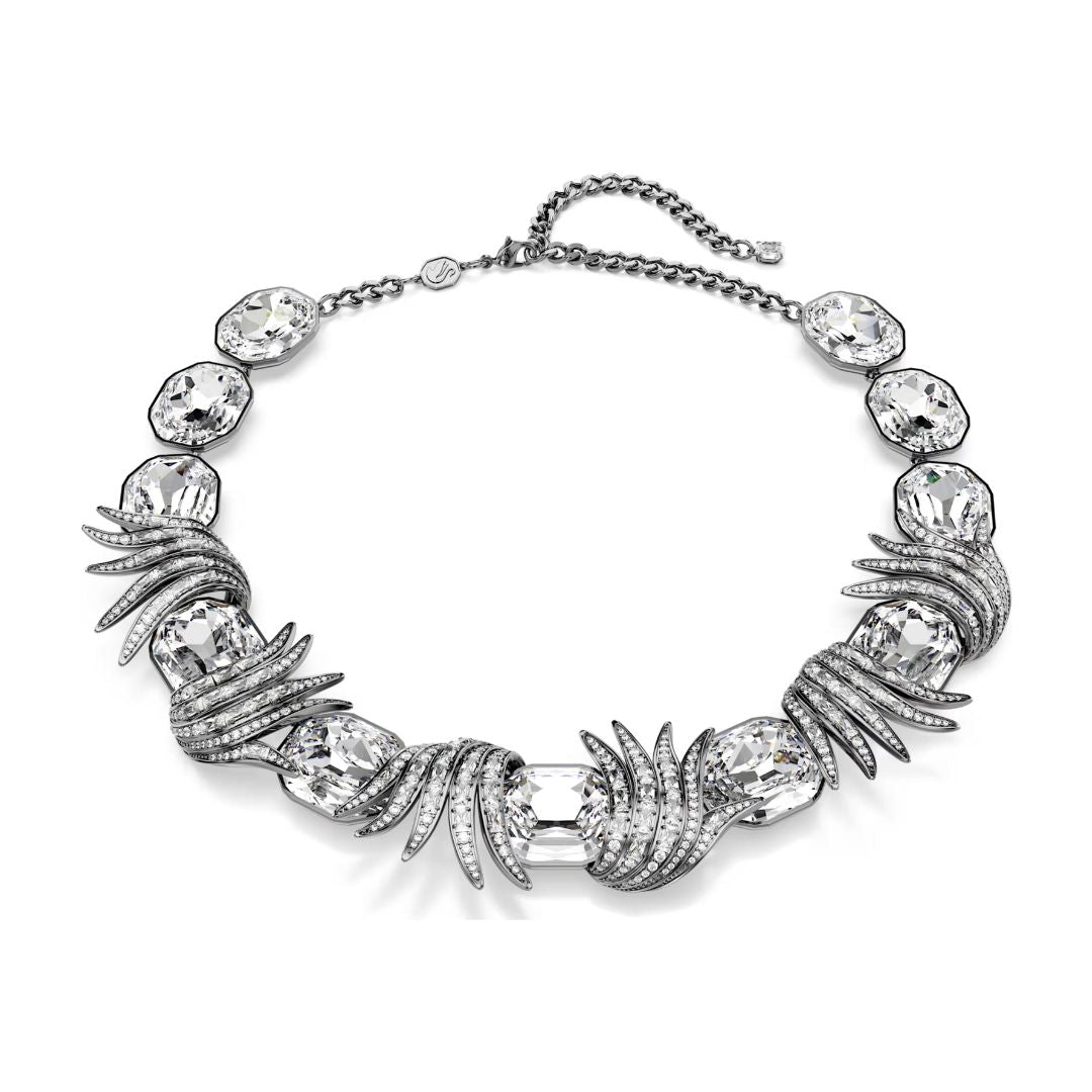 Swarovski The Vienna Collection kaulakoru, tumma metalli kirkkailla kristalleilla 5709259