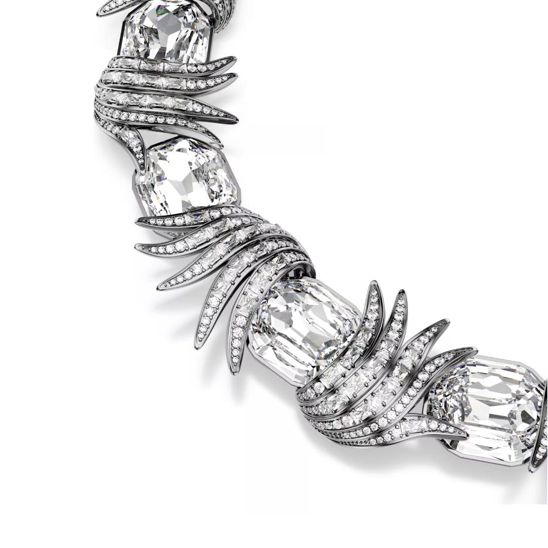 Swarovski The Vienna Collection kaulakoru, tumma metalli kirkkailla kristalleilla 5709259