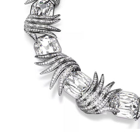 Swarovski The Vienna Collection kaulakoru, tumma metalli kirkkailla kristalleilla 5709259