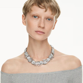 Swarovski The Vienna Collection kaulakoru, tumma metalli kirkkailla kristalleilla 5709259