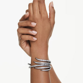 Swarovski The Vienna Collection rannerengas, tumma metalli ja kirkkaat kristallit