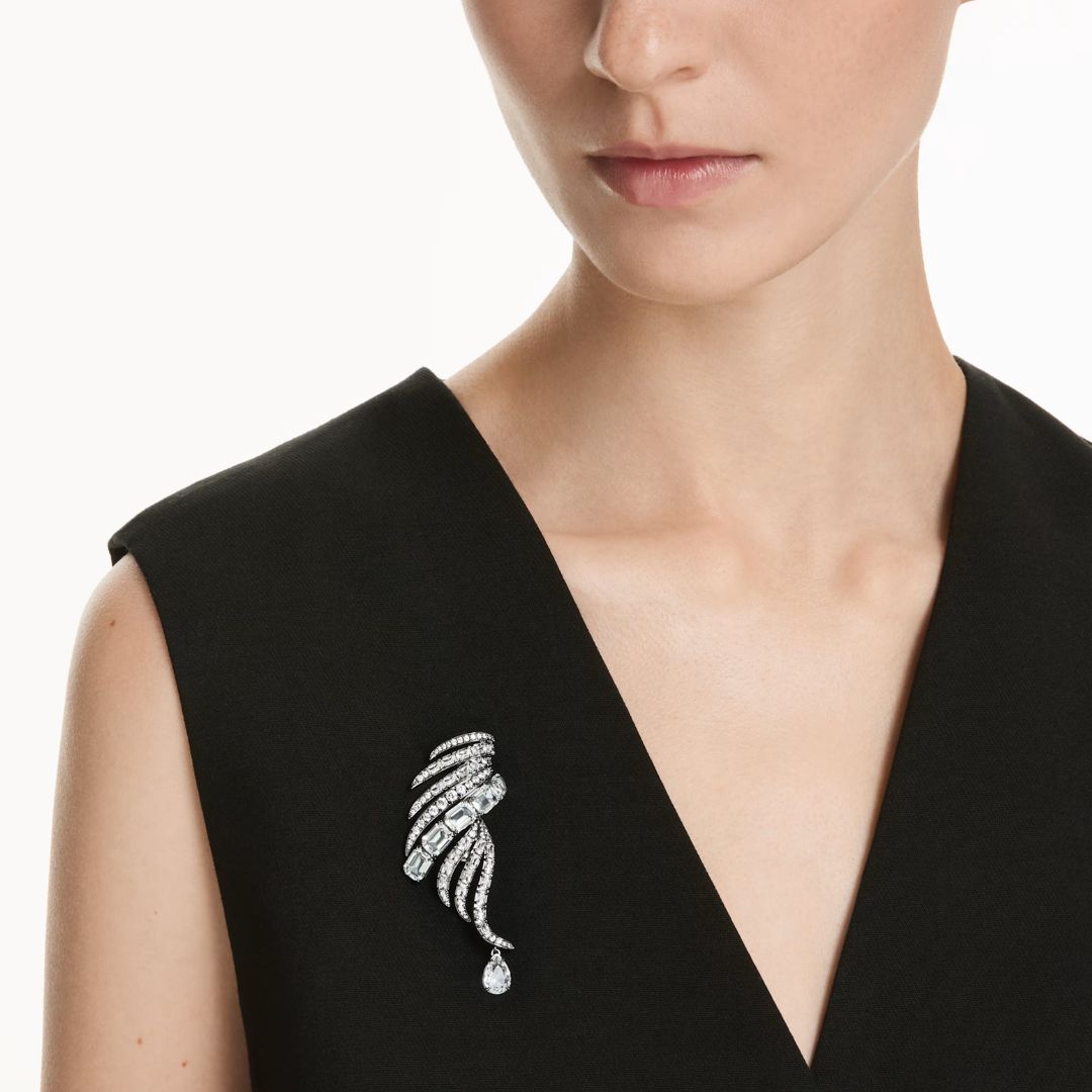 Swarovski The Vienna Collection rintakoru, tumma metalli kirkkailla kristalleilla 5735193